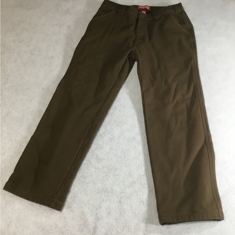 Coleman Men's Chino Utility Pants in Brown SZ  32/30 gently used